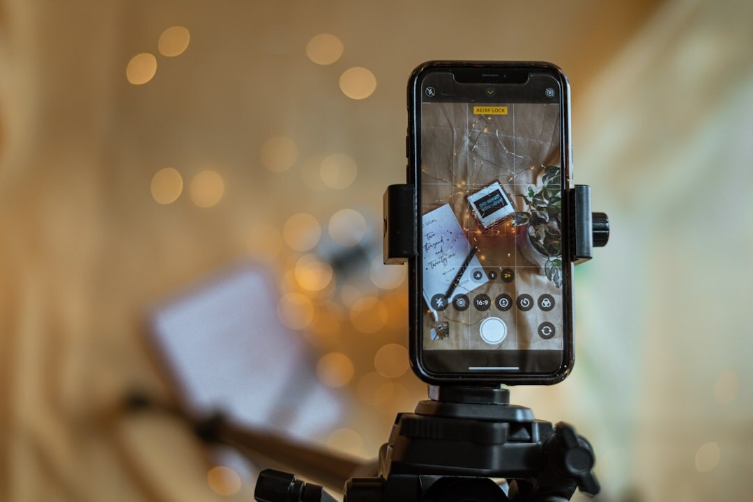 smartphone camera filming