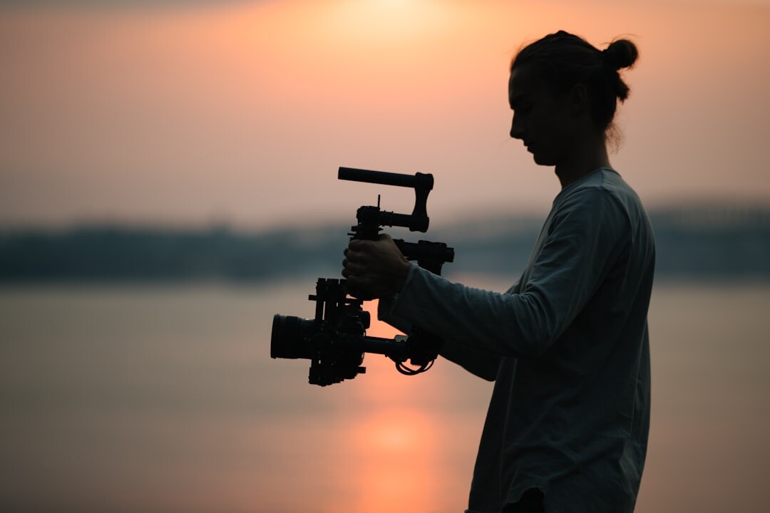 cinematographer shooting outdoors