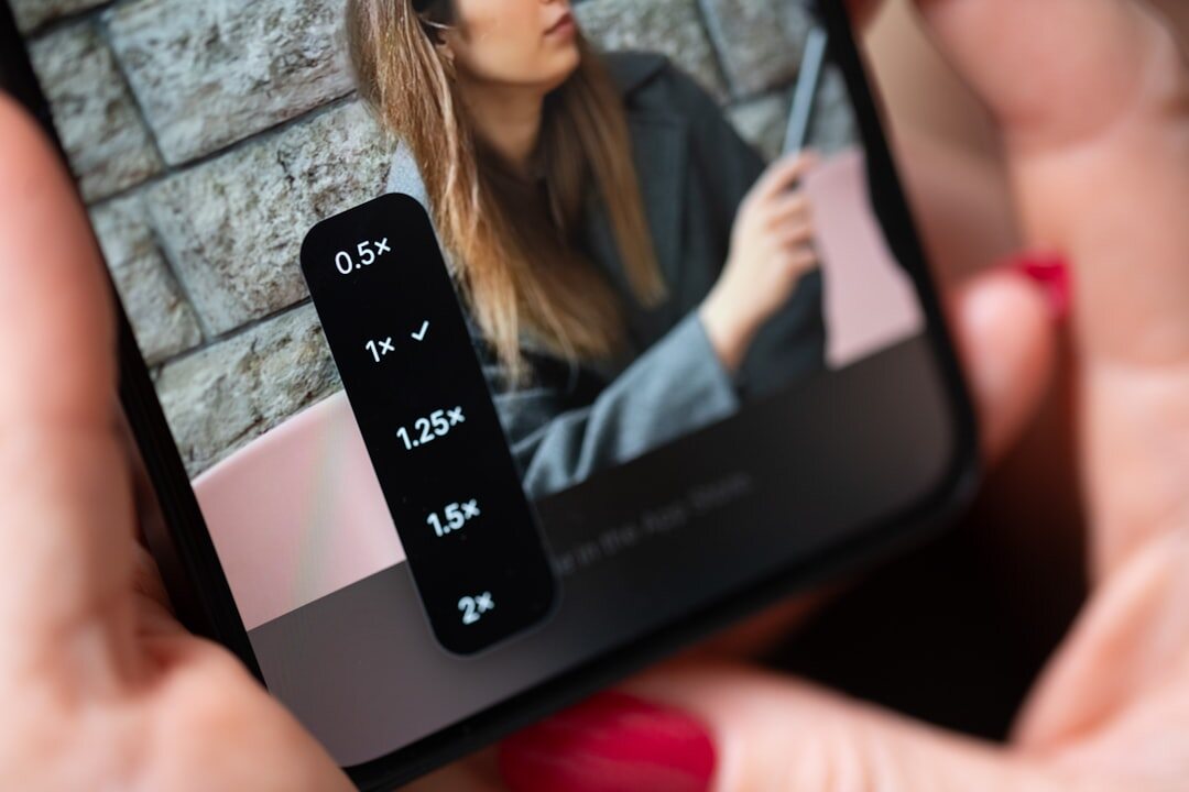 using video editing app on phone