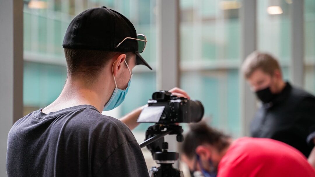 filmmaker directing scene